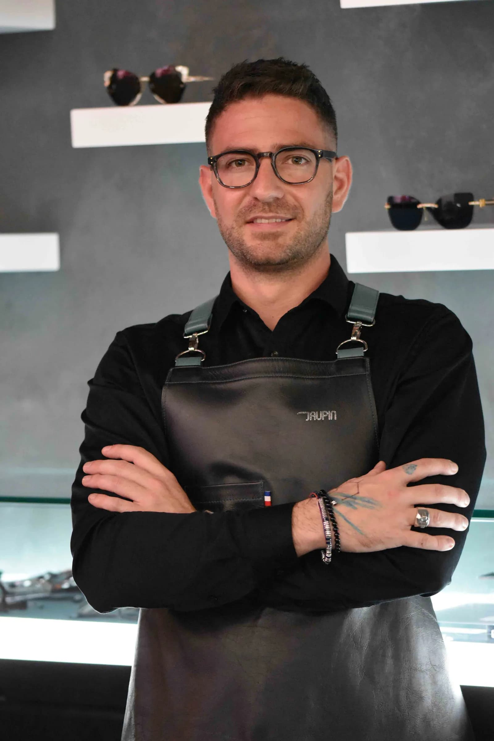 Jérôme Aupin at the bench in his DIFC workshop